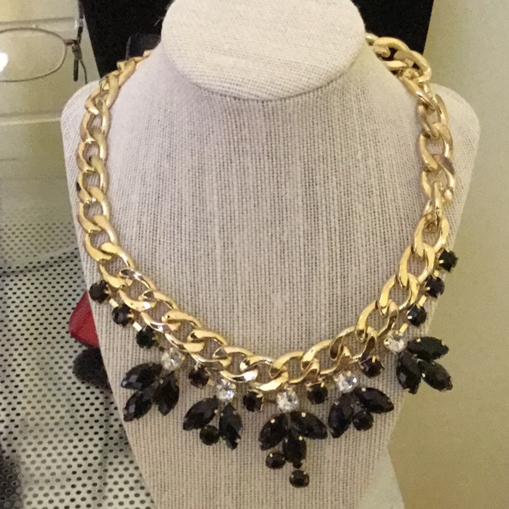 Black and Gold Necklace